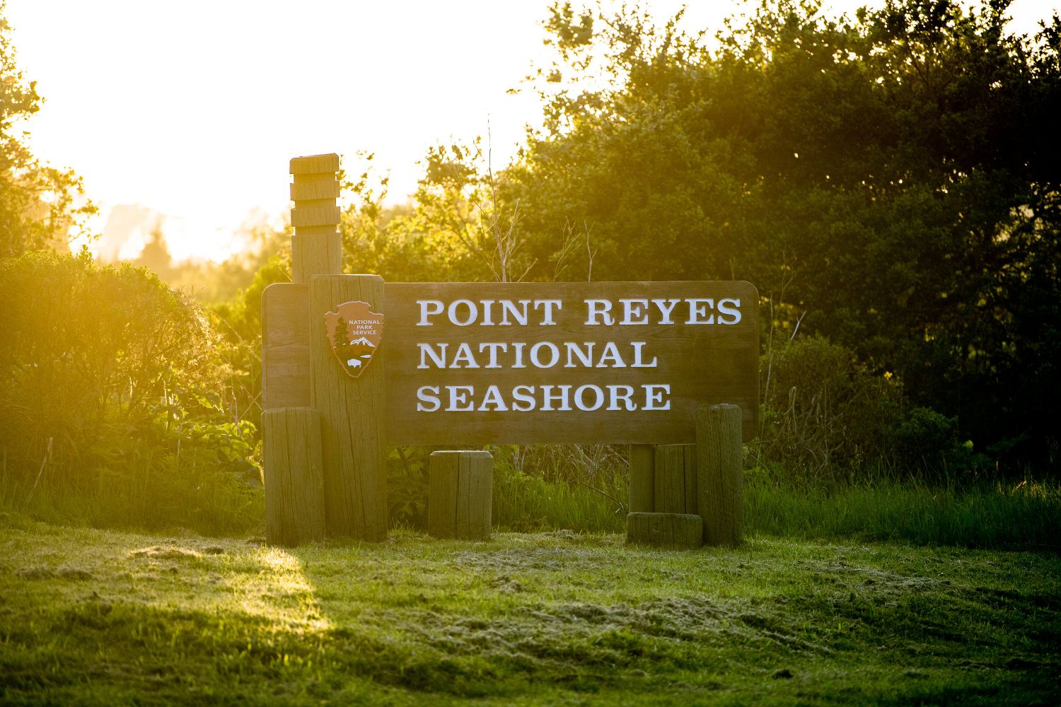 point reyes national seashore wooden sign