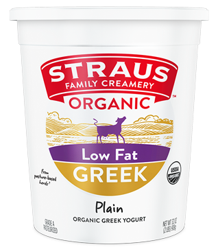 straus low fat plain greek yogurt