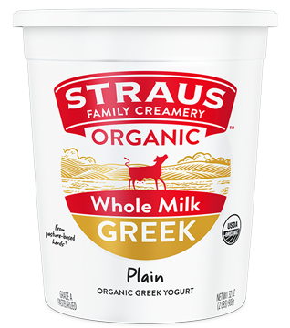 Straus plain greek yogurt