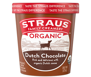 straus organic dutch chocolate ice cream 16 oz