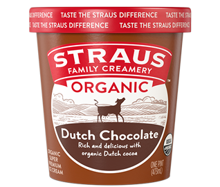 straus organic dutch chocolate ice cream 16 oz