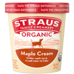 straus organic maple ice cream 16 oz