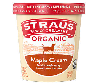 straus organic maple ice cream 16 oz