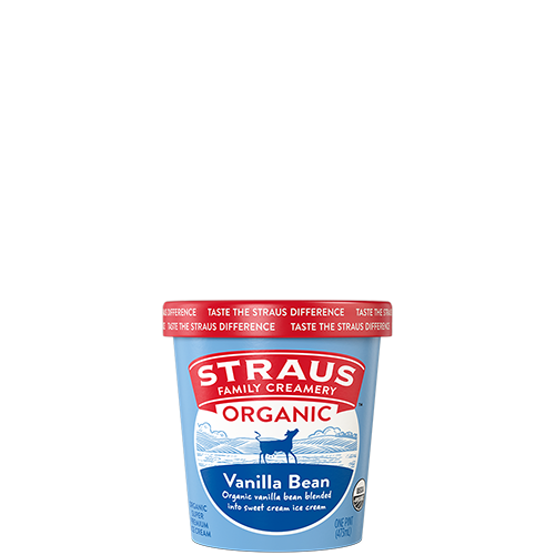 straus premium vanilla bean ice cream 16 oz