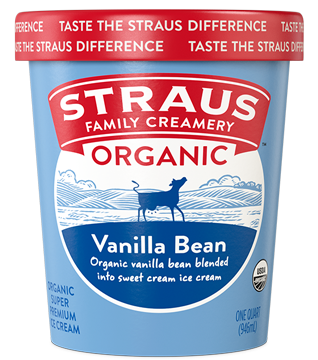 straus premium vanilla bean ice cream 32 oz