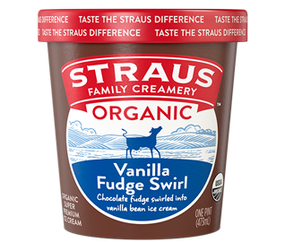 straus organic vanilla fudge swirl ice cream 16 oz