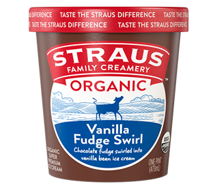 straus organic vanilla fudge swirl ice cream 16 oz