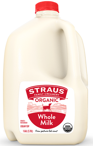 1 gallon of straus organic whole milk