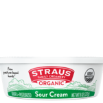 8 oz container of straus sour cream