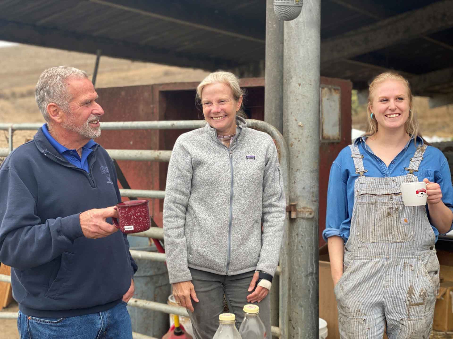 Albert Straus, Joan Salwen, Mallory Honan_Straus Dairy Farm Commerical Trial_Sept_2021