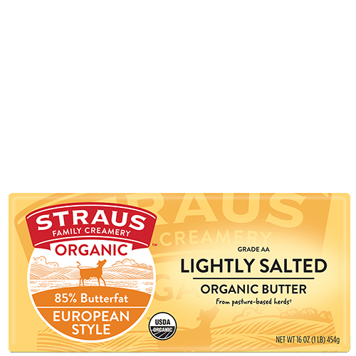 lightly salted organic butter 16 oz