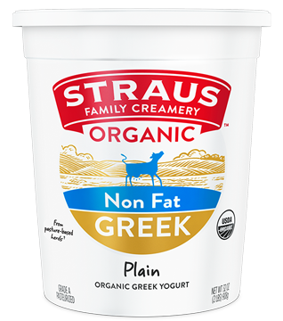 straus non fat greek plain yogurt