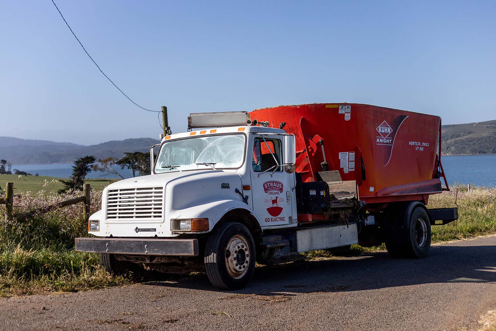 methane digester truck powered by cow manure