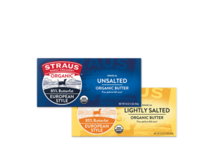 straus family creamery unsalted and lightly salted organic butter products