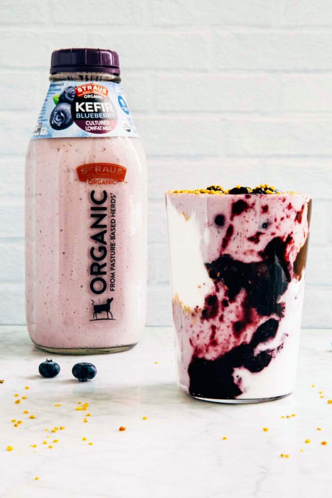 Blueberry Coconut Kefir Smoothie - Straus Family Creamery
