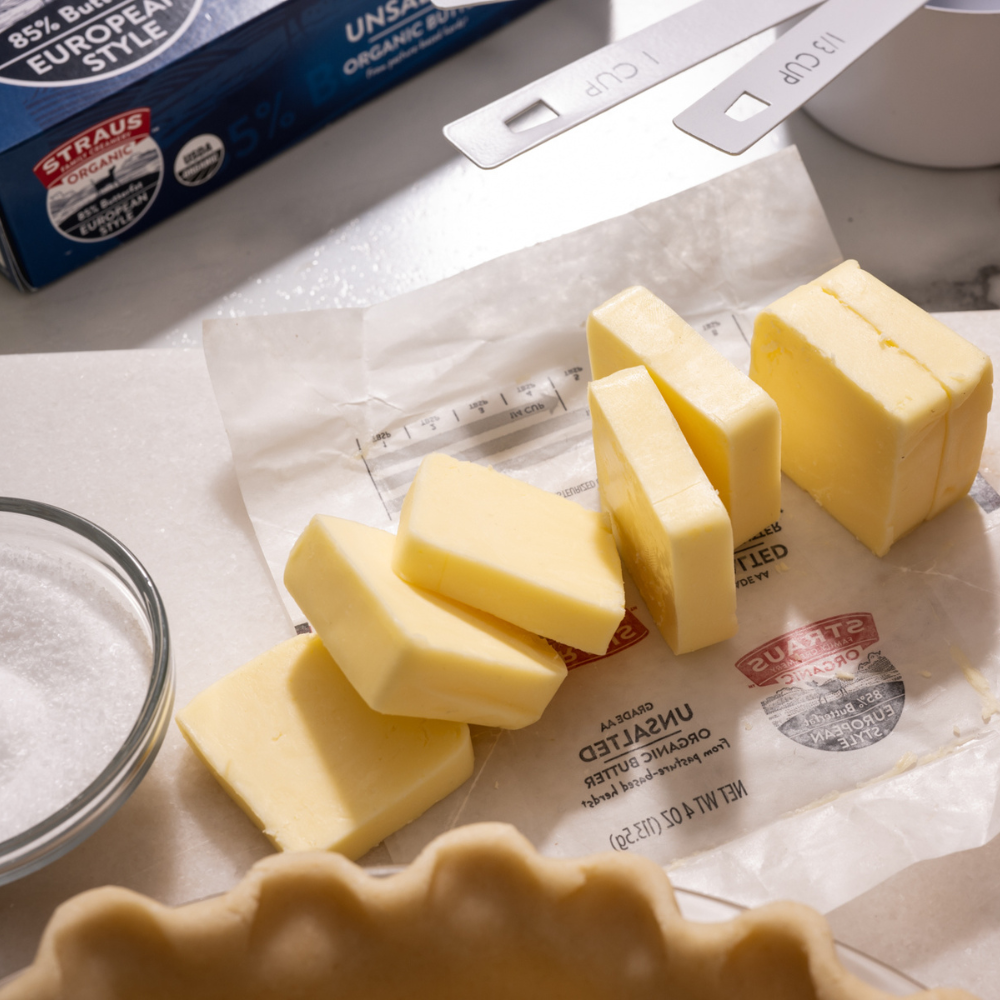 organic unsalted european style butter