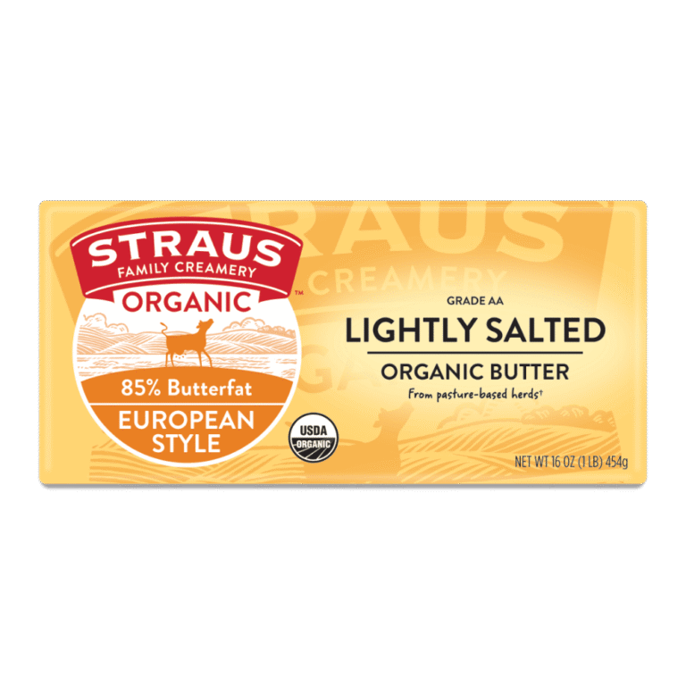 organic lightly salted european style butter