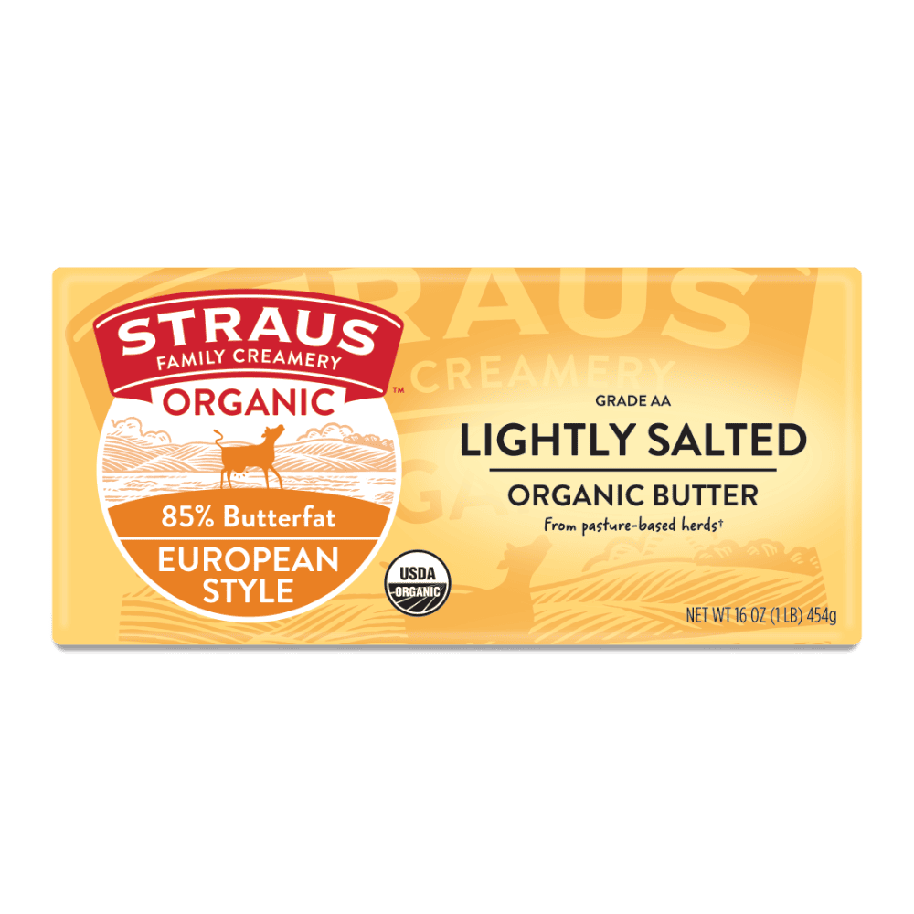organic lightly salted european style butter