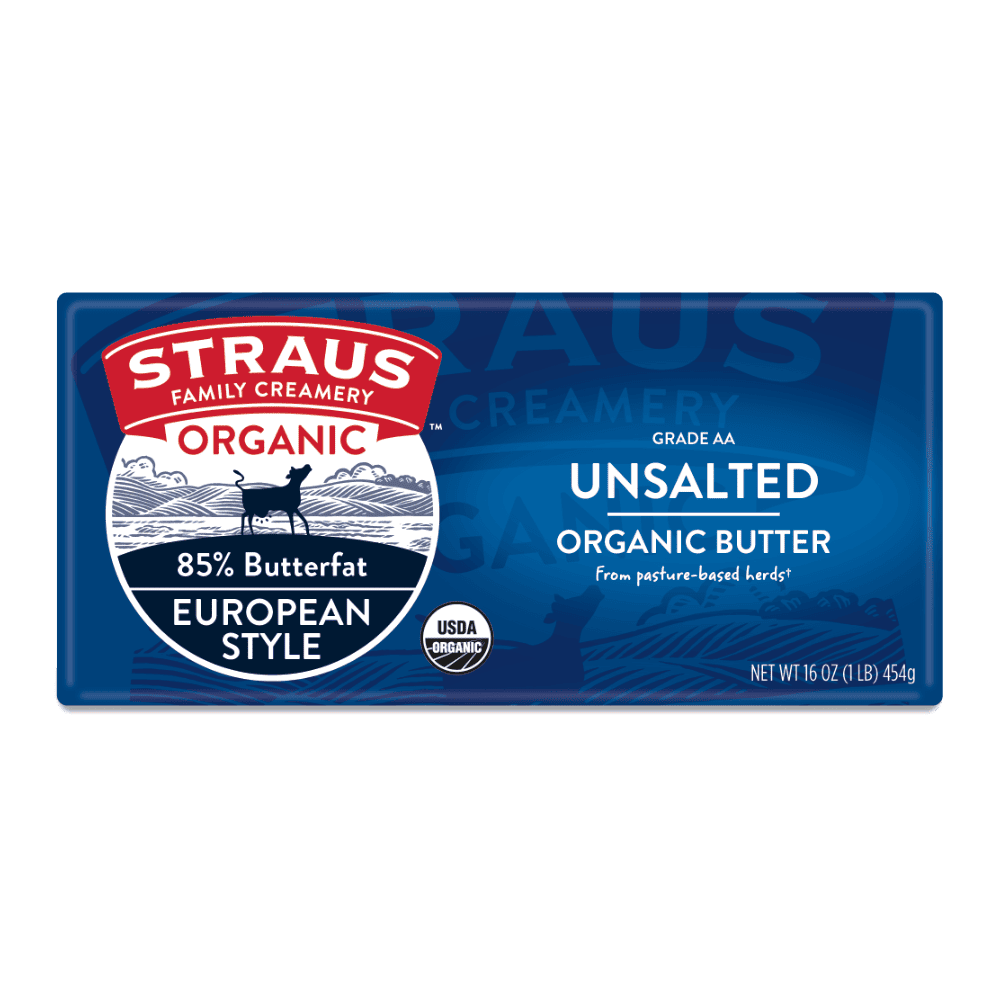 organic unsalted european style butter