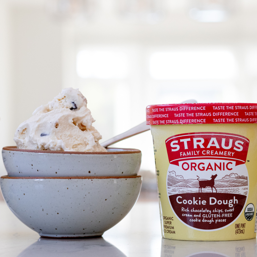 organic cookie dough ice cream
