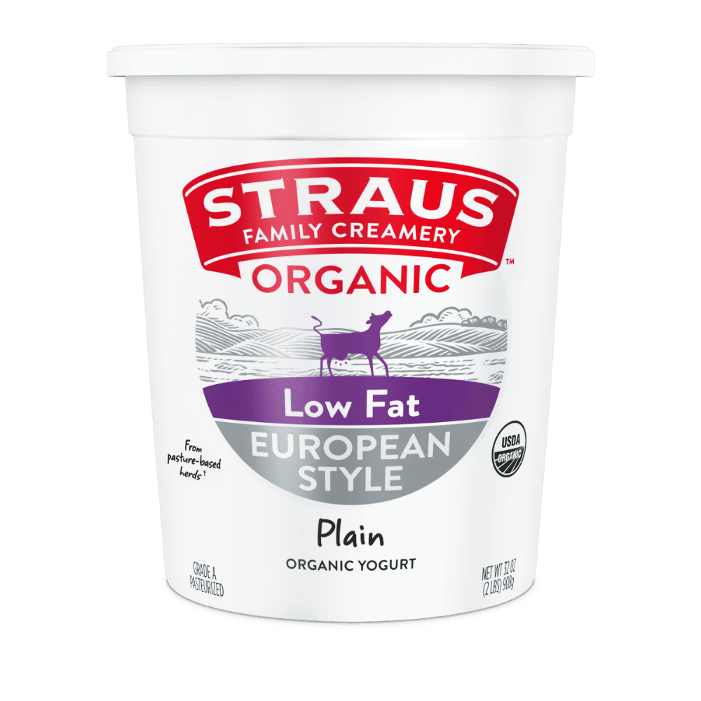 organic european yogurt lowfat plain