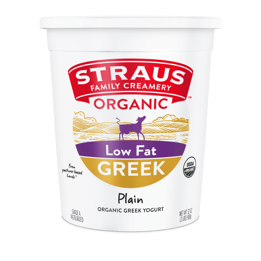 organic lowfat plain greek yogurt