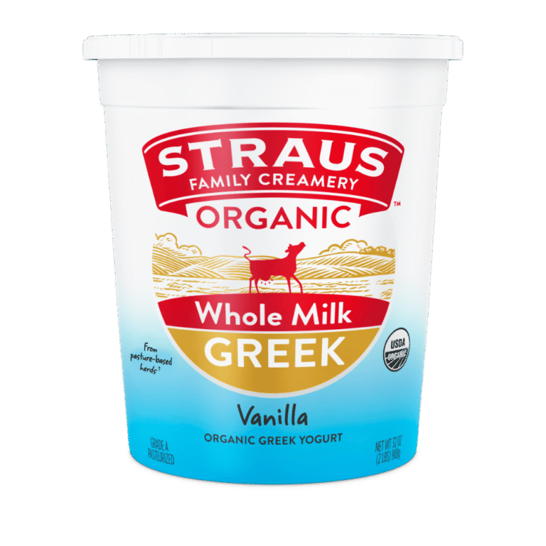 organic whole vanilla greek yogurt