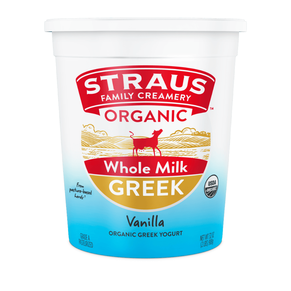 organic whole vanilla greek yogurt