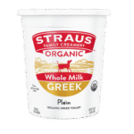 organic whole plain greek yogurt