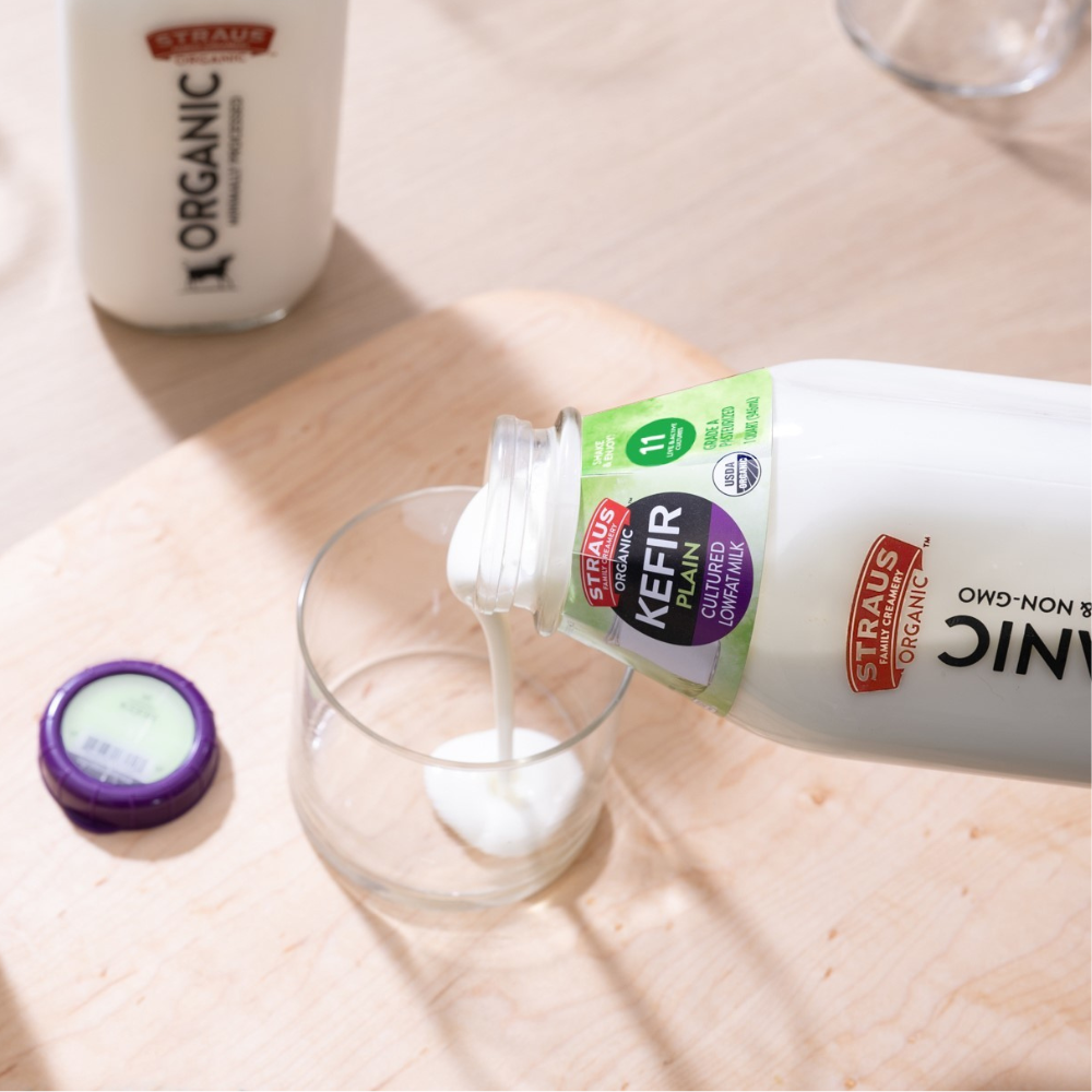 organic lowfat plain kefir