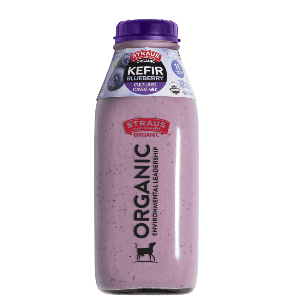 organic lowfat blueberry kefir