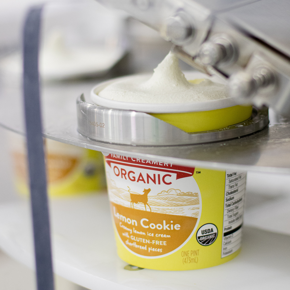 organic lemon cookie ice cream
