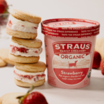 organic strawberry ice cream