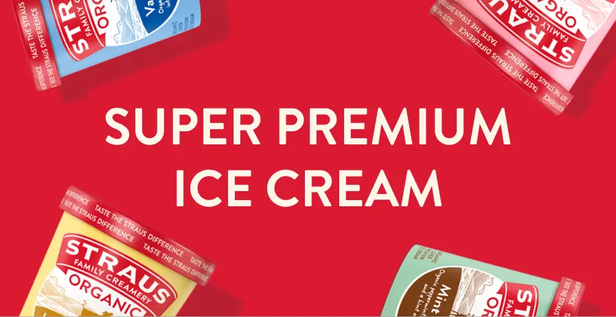 organic maple swirl ice cream