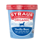 organic vanilla bean ice cream