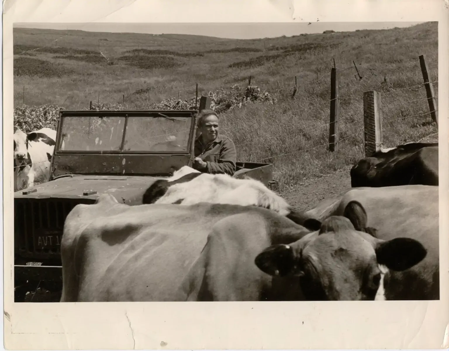 alberts dad bill in jeep