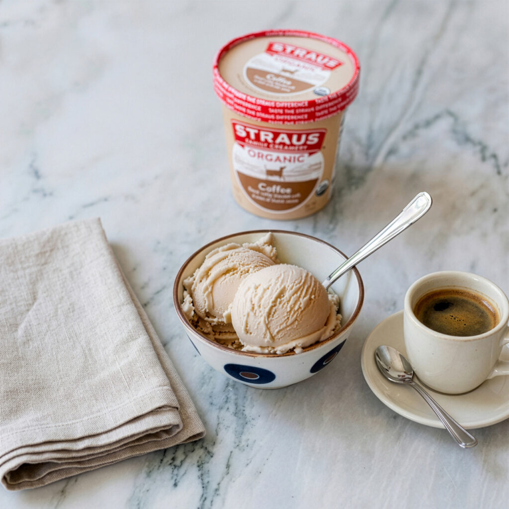 organic coffee ice cream