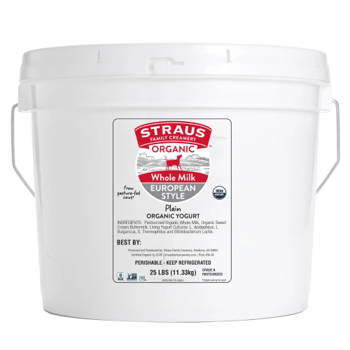 wm plain euro yogurt tub 25lb