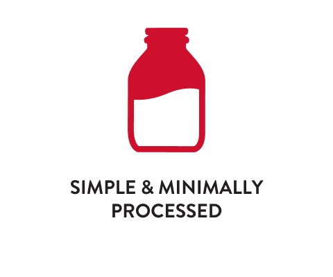 simple minimally processed